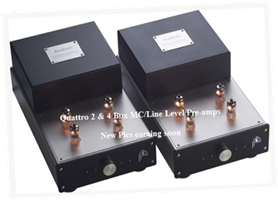 Quattro 2 & 4 Box MC/Line Level Pre-amps

New Pics coming soon